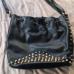 Black studded purse!